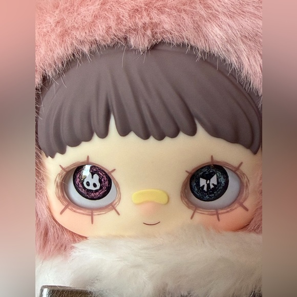 Winter Weirdness Mei Mei Pink Bunny Plush Pendant NIB - Picture 4 of 7